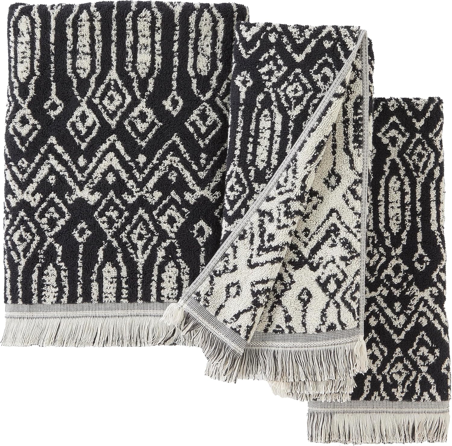 NADOR 2-Pack Hand Towels Soft Eco-Friendly Durable