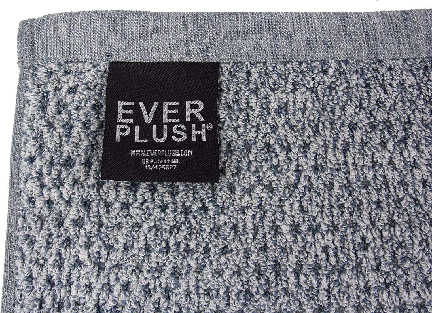 Diamond Jacquard Bath Sheet 2 Pack in Dusk by Everplush - Premium and Durable