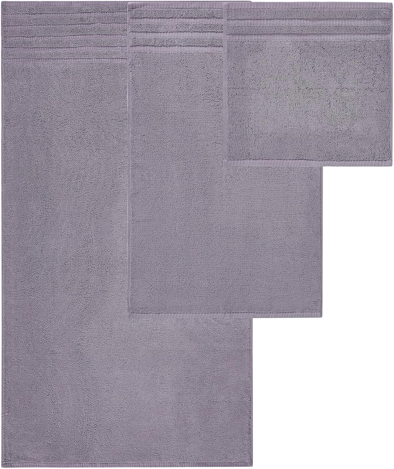 Modern Threads 6-Piece Organic Yarn-Dyed Bath Towel Set